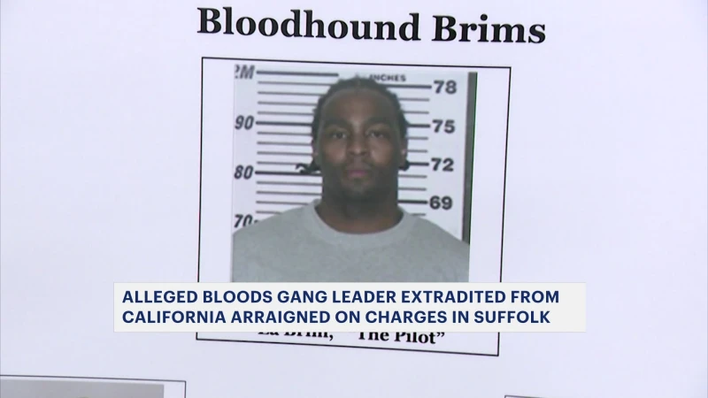 Story image: Alleged Bloods gang member faces conspiracy charges for ordering violence across LI while already in prison