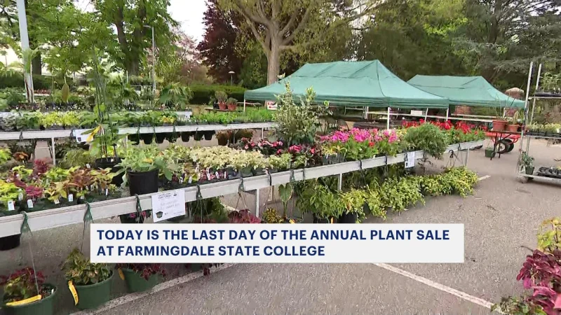 Story image: Plant lovers flock to Farmingdale State College for annual plant sale