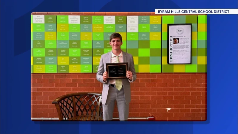 Story image: Back-to-back: Byram Hills HS senior claims victory in speech championship for 2nd year