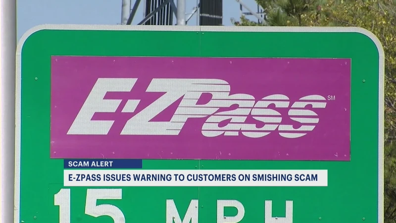 Story image: E-ZPass warns of text message scam targeting customers