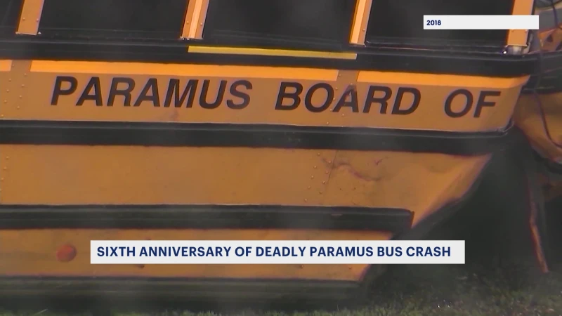 Story image: Paramus community honors student, teacher killed in school bus crash six years ago