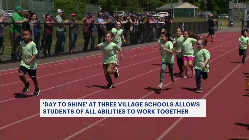 Story image: 'Day to Shine' at Three Village schools allows students of all abilities to work together