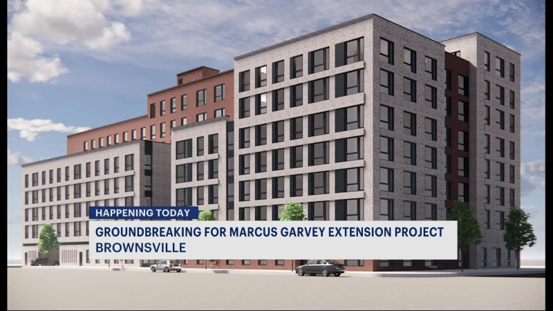 Story image: Phase 2 of Marcus Garvey extension project for extra affordable housing underway in Brownsville