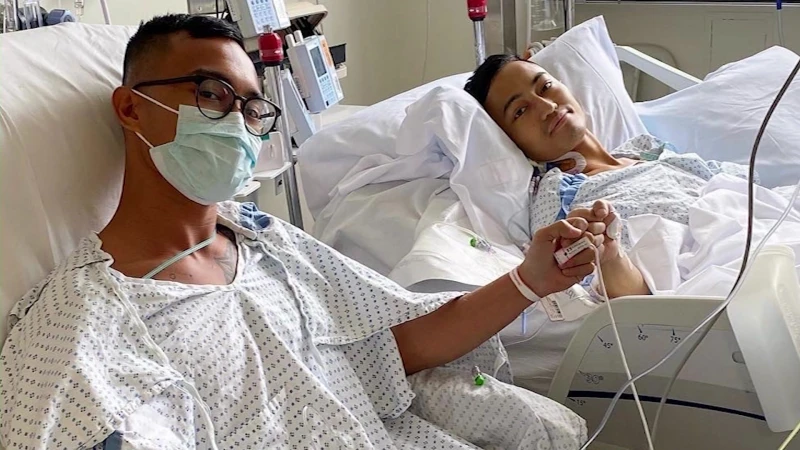 Story image: ‘Now he literally has a part of me.’ Brother donates part of his liver to twin