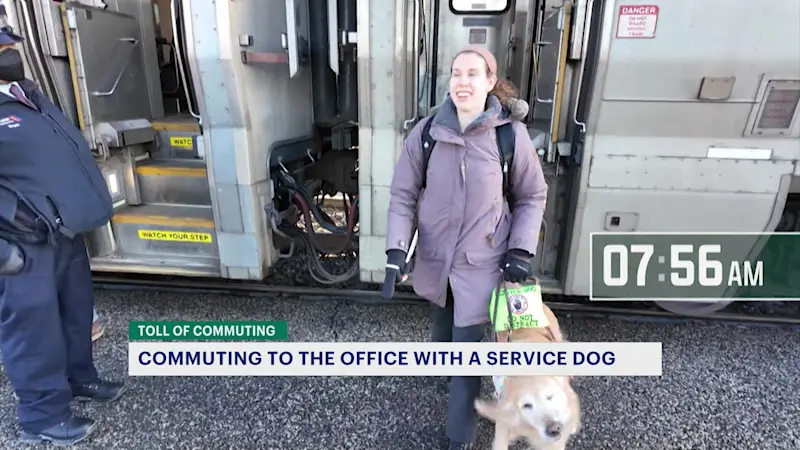 Story image: Toll of Commuting: How a blind woman navigates her New Jersey commute