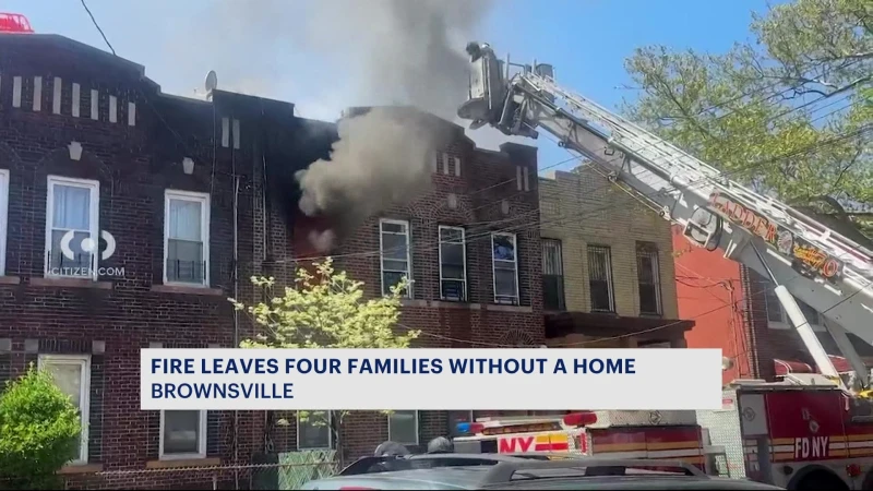 Story image: Brownsville fire leaves four families without a home