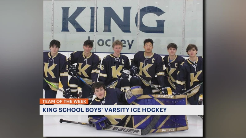 Story image: Team of the Week: King School boys ice hockey