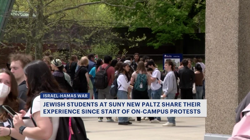 Story image: Jewish students at SUNY New Paltz share experience on campus as protests continue to unfold