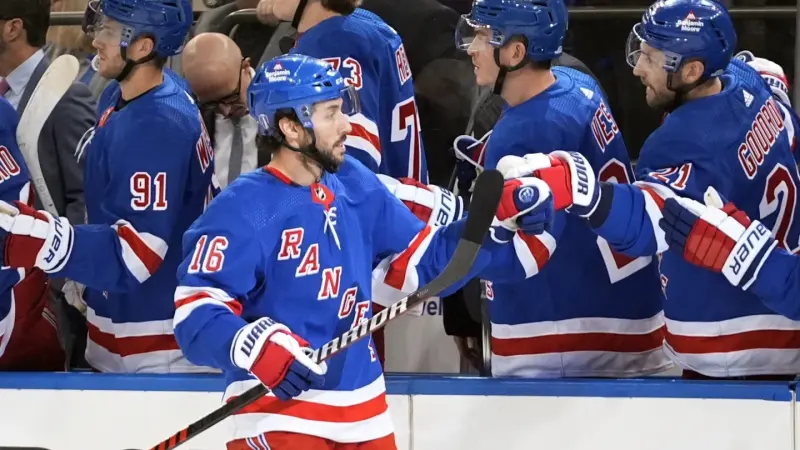 Story image: Vincent Trocheck and Mika Zibanejad lead Rangers to 4-3 win over Capitals for 2-0 series lead