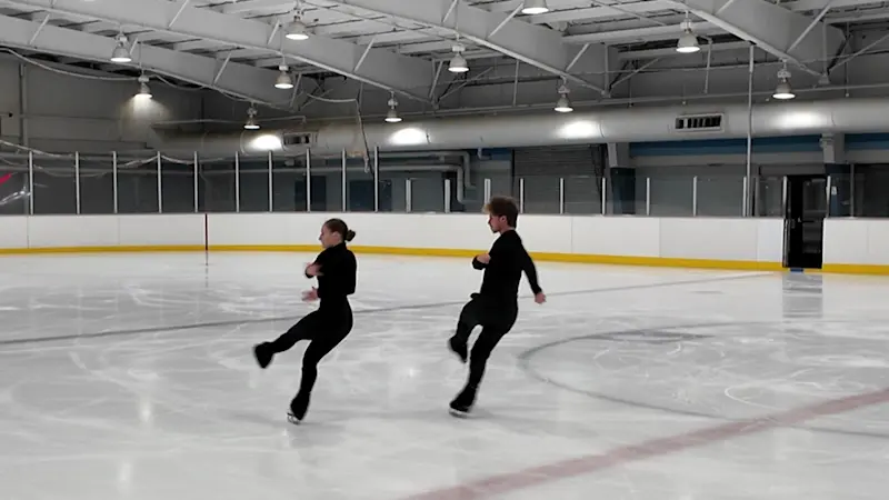 Story image: Sibling skaters from Long Island aim to represent Team USA in Olympics
