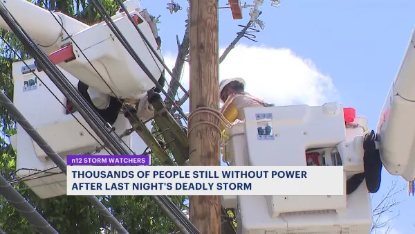 Thousands of JCP&L customers remain without power following powerful storms