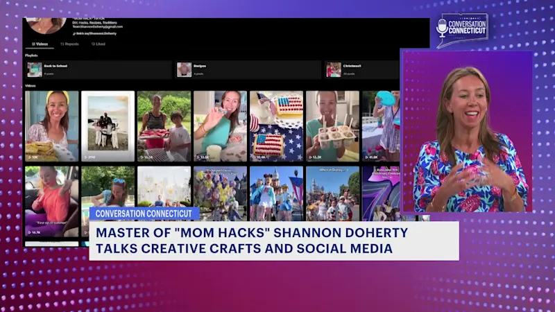 Story image: Conversation Connecticut: TikToker Shannon Doherty talks about balancing life as a busy mom 