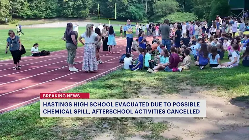 Story image: 4 students sent to hospital as chemical spill prompts closure of Hastings schools