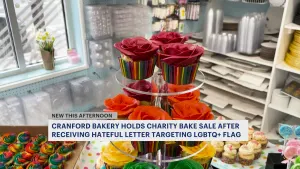 Cranford bakery holds charity bake sale following hateful letter targeting pride flag