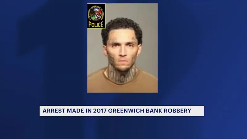 Story image: Greenwich police make arrest in 2017 armed bank robbery