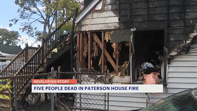 Story image: Family, including 3 children, killed in Paterson house fire