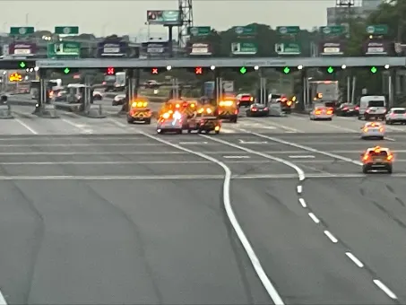 Vehicle fire cleared, lanes reopen on New Jersey Turnpike in Secaucus