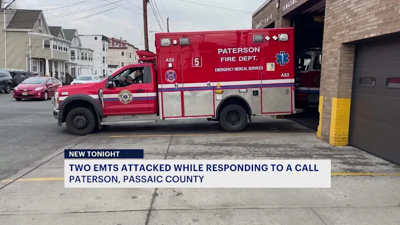 Story image: Police: Patient attacks 2 EMTs who responded to call in Paterson