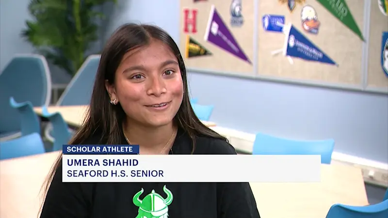 Story image: Scholar Athlete: Umera Shahid, Seaford, HS