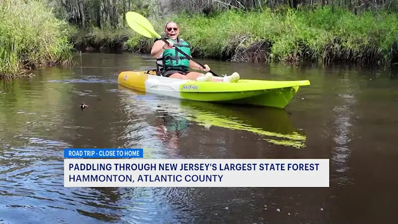 Story image: Road Trip Close to Home paddles through the Pine Barrens