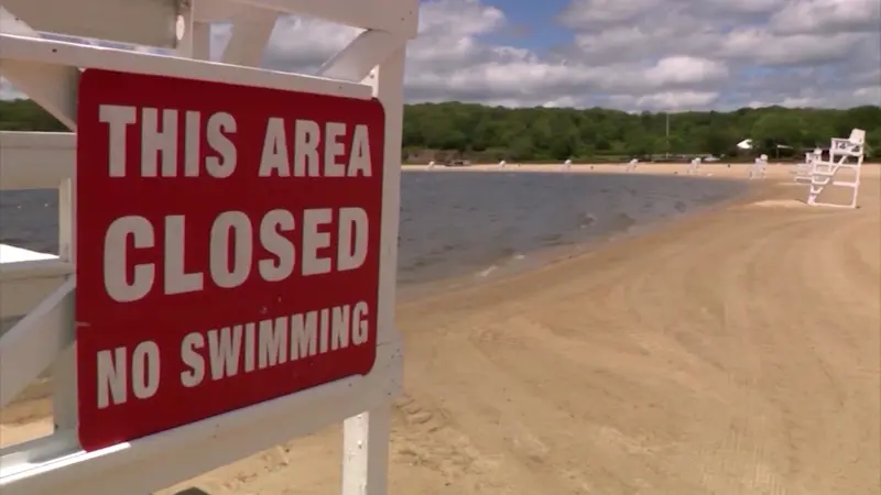 Story image: Rain closes beaches in New Rochelle, Mamaroneck, Rye