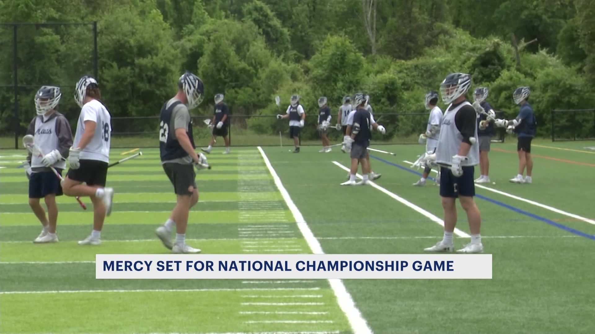 Mercy College men's lacrosse team prepare for title game