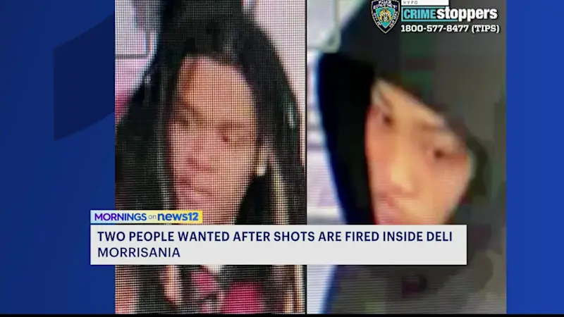 Story image: 2 people wanted after shots fired inside Morrisania deli