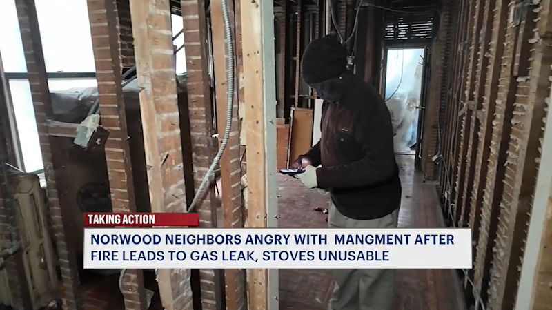 Story image: TAKING ACTION: Gas shut off weeks after Bronx fire, leaving Norwood tenants relying on hot plates
