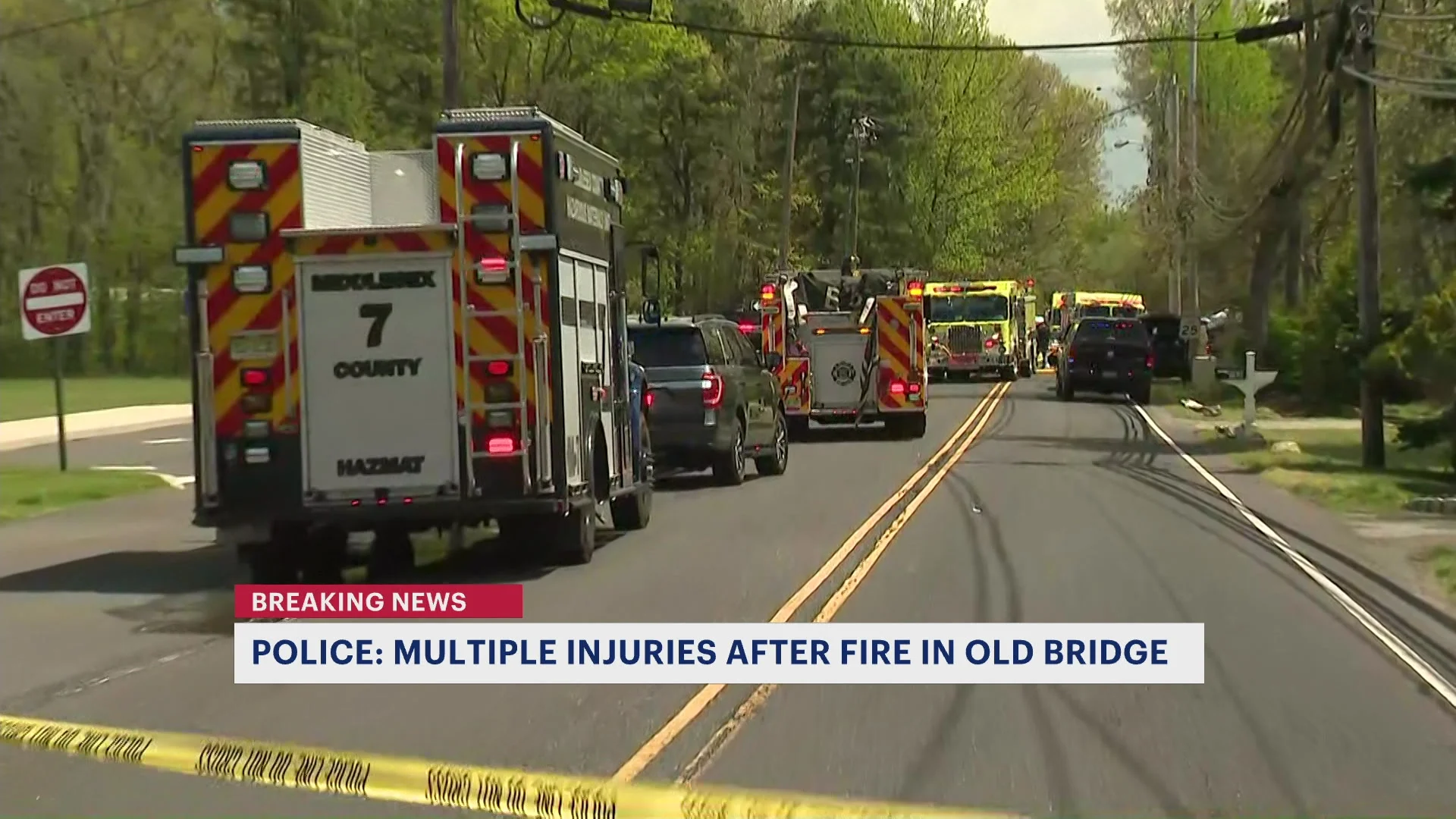 Police: Multiple injuries reported in Old Bridge fire; Jonas Salk Middle School students shelter in place