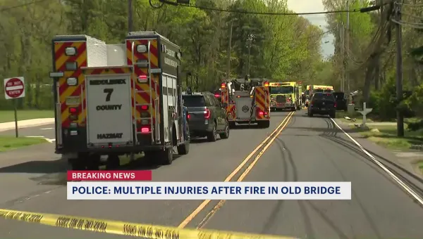 Police: Multiple injuries reported in Old Bridge fire; Jonas Salk Middle School students shelter in place