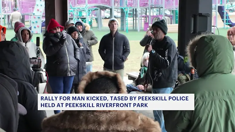 Story image: Violent arrest in Peekskill prompts ‘Justice for Damar’ rally