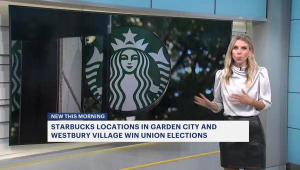 Starbucks locations in Garden City, Westbury win union elections