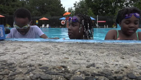 Bronx residents head to Claremont pool to celebrate July Fourth