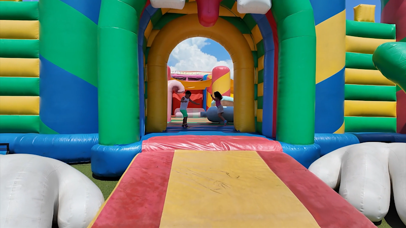 Story image: Funbox brings the world’s biggest bounce park back to Milford 