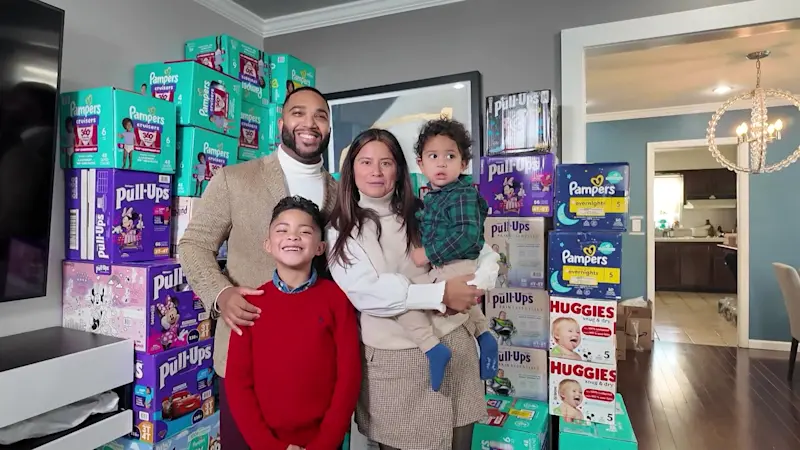 Story image: Season of giving: 7-year-old’s diaper drive a resounding success in Elmsford