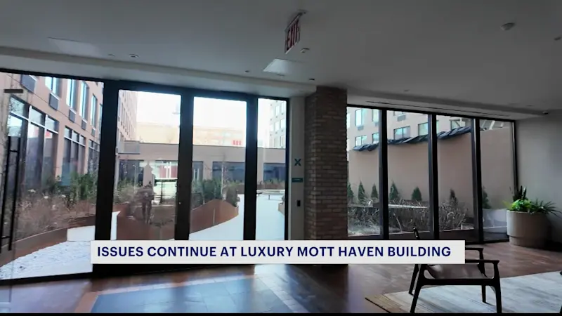 Story image: Issues continue at luxury Mott Haven building