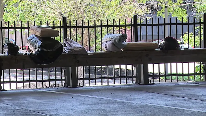 Story image: Homeless people in Toms River told to clear public spaces as heat hits 100 degrees