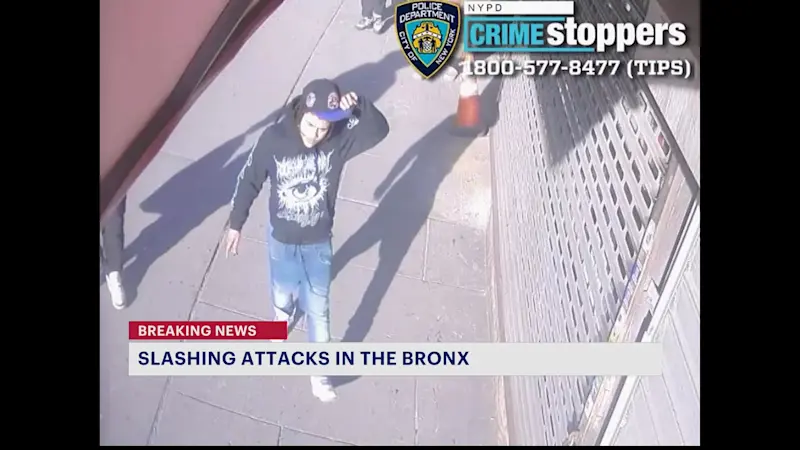 Story image: Police: Suspect wanted for slashing 2 people in Mott Haven 