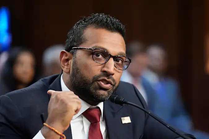 Story image: Garden City's Kash Patel narrowly confirmed as FBI director