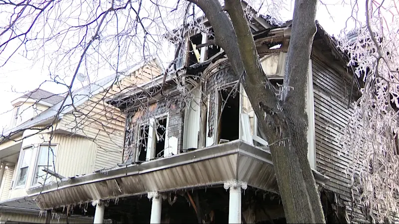 Story image: Massive flames engulf University Heights home overnight