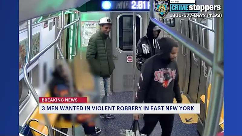 Story image: 3 people on the run following stabbing, robbery in East New York