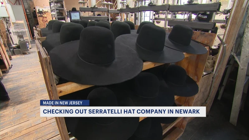 Story image: Made in New Jersey: For nearly 150 years, Serratelli Hat Company in Newark has served the hat industry