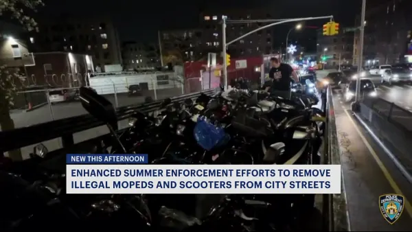 NYPD to step up illegal moped, scooters enforcement efforts 
