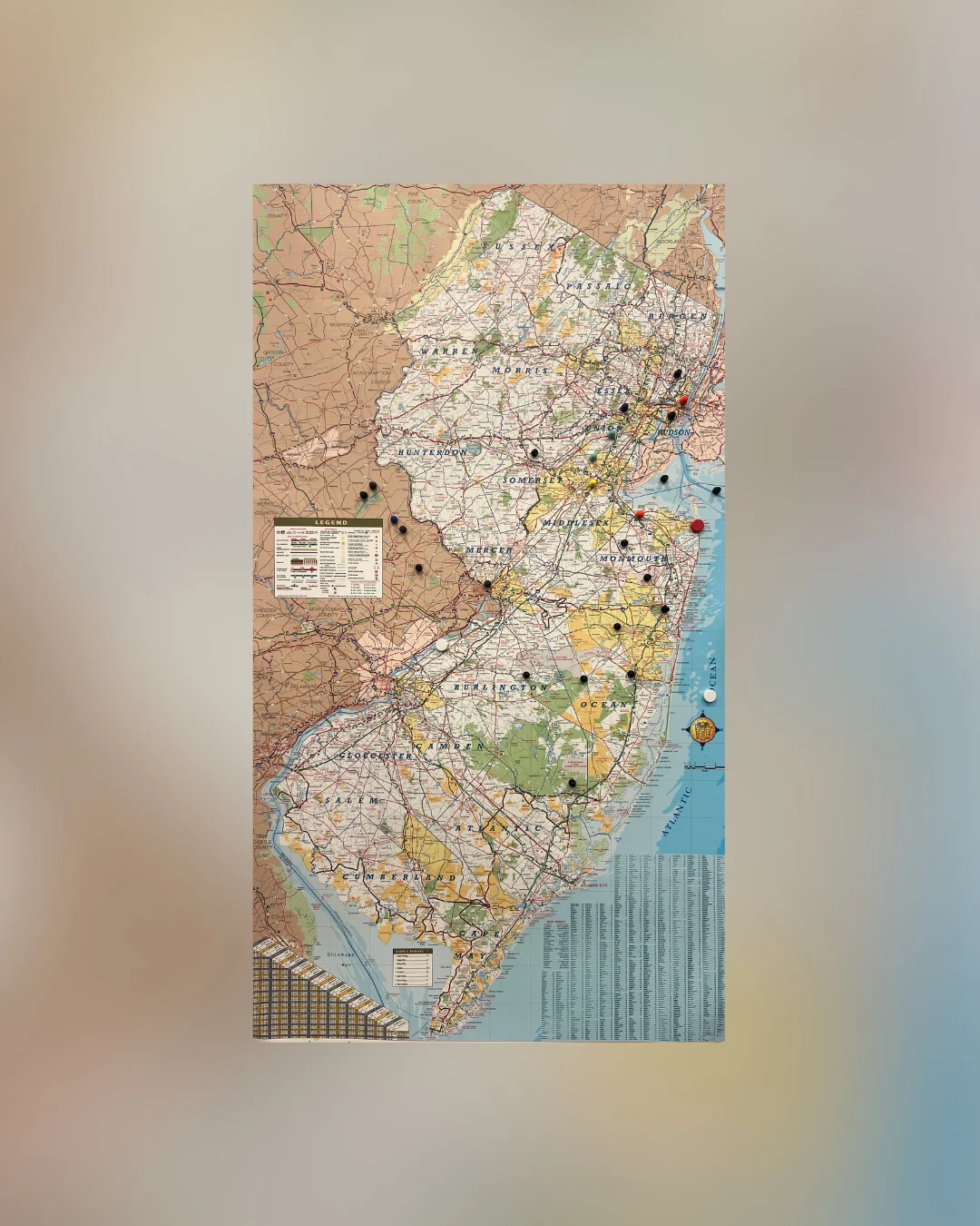 New Jersey State Map