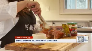 Chef's Quick Tips: Shredded Mexican salsa chicken 