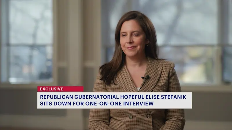 Story image: 'Enough is enough.' Rep. Stefanik sits down for 1st local TV interview since launching bid for governor