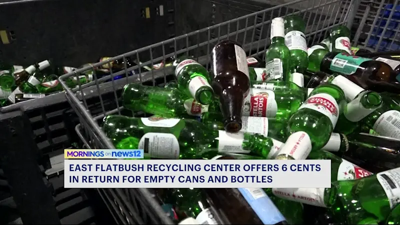 Story image: East Flatbush recycling center offers 6 cents in return for empty cans and bottles