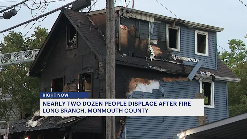 Story image: House destroyed in large fire on North 5th Avenue in Long Branch