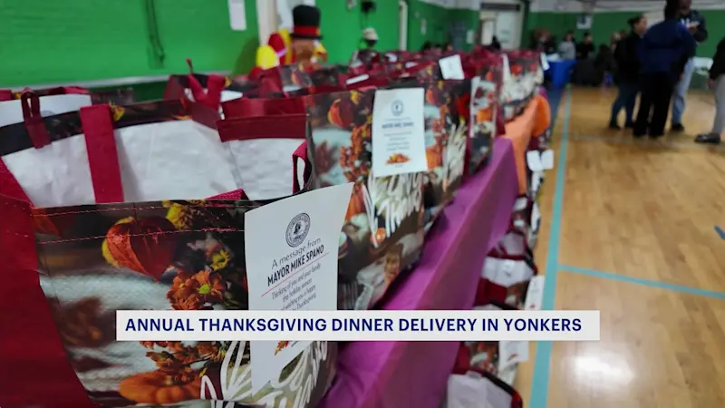 Story image: Yonkers hosts annual Turkey drive ahead of Thanksgiving