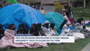 Stony Brook University administrators demand pro-Palestinian protesters end demonstration 